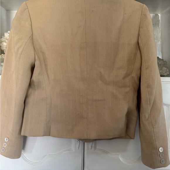 Women's Tailored Beige Blazer - Picture 3 of 5
